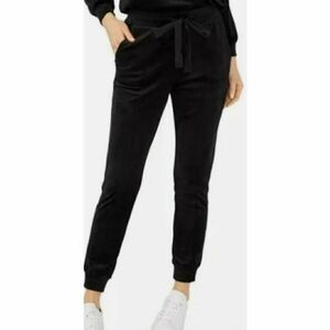 House of Harlow 1960 Velvet Black Joggers